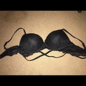 Black Lace Bra